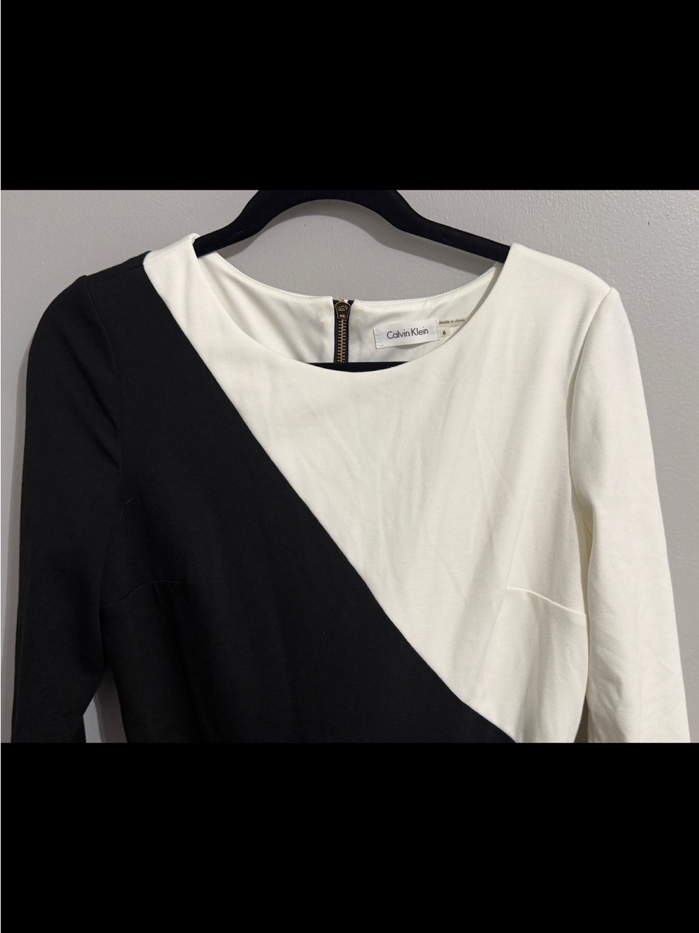 Calvin Klein Dress Womens 6 Career Belted Waist Modest Office Zip Back Work - Picture 6 of 8